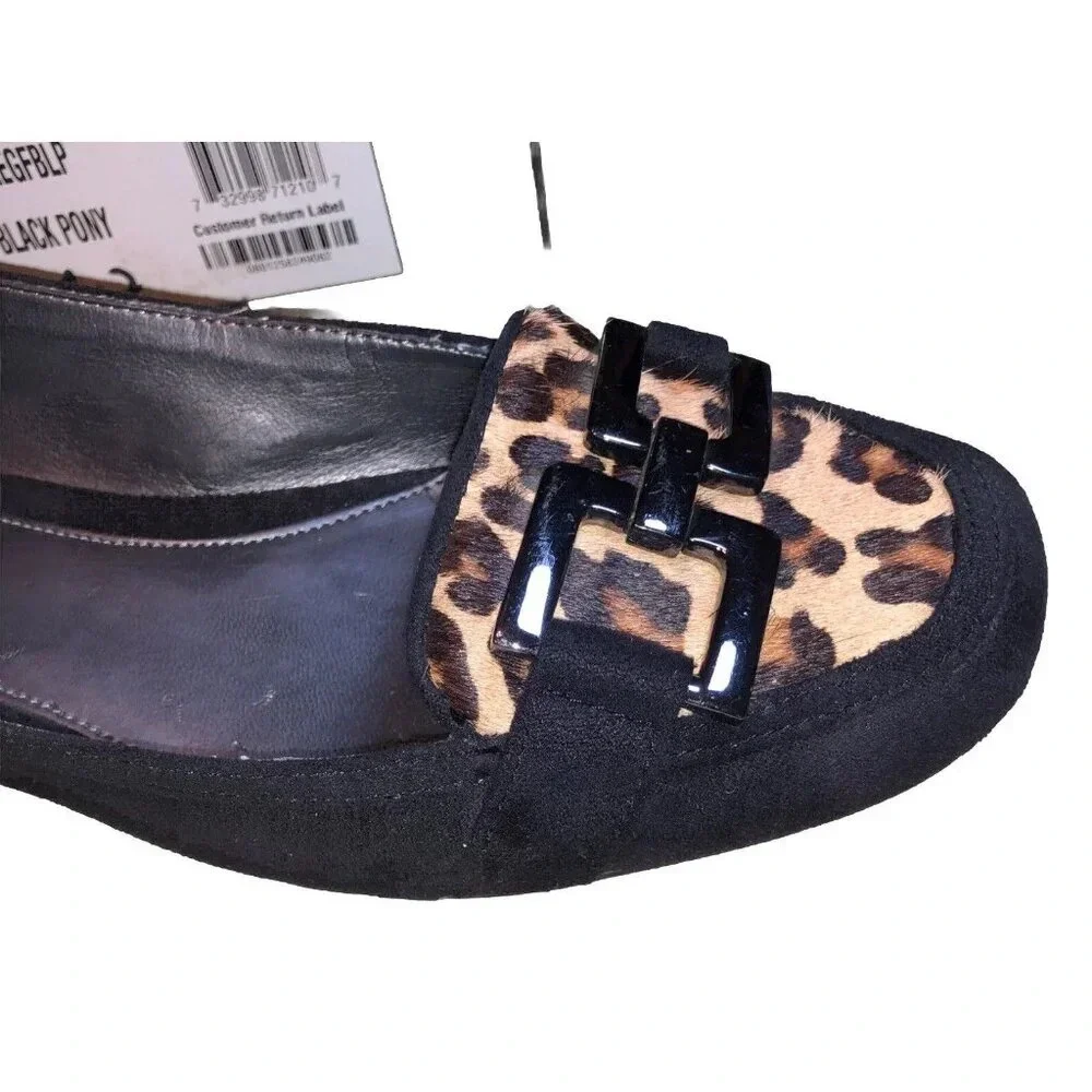 Alfani Step N Flex Shoes Womens 7M Animal Print Allegra Slip On Flats Toe Rare - Picture 2 of 7